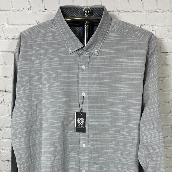 NWT VINCE CAMUTO FLIP CUFF LONG SLEEVE BUTTON DOWN SHIRT SIZE XXL - Picture 1 of 16